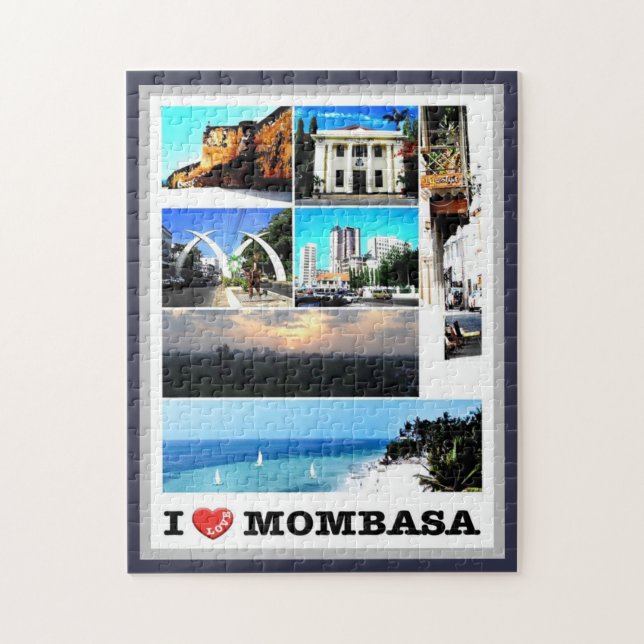 Puzzle Mombasa - Kenia - Amo - (Vertical)