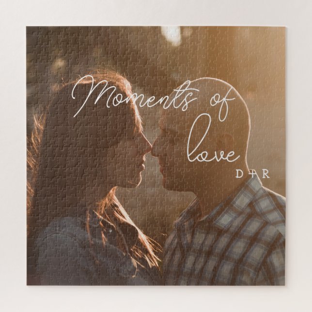 Puzzle Momentos de amor, pareja enamorada (Vertical)