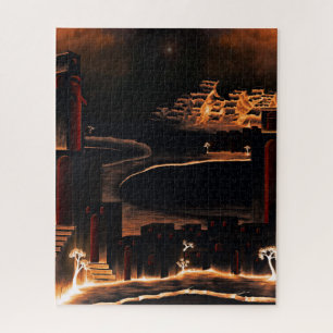 Puzzle "Momentos después" - misterioso arte críptico.