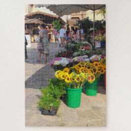 Puzzle Momentos mediterráneos nº5, Mercado de flores