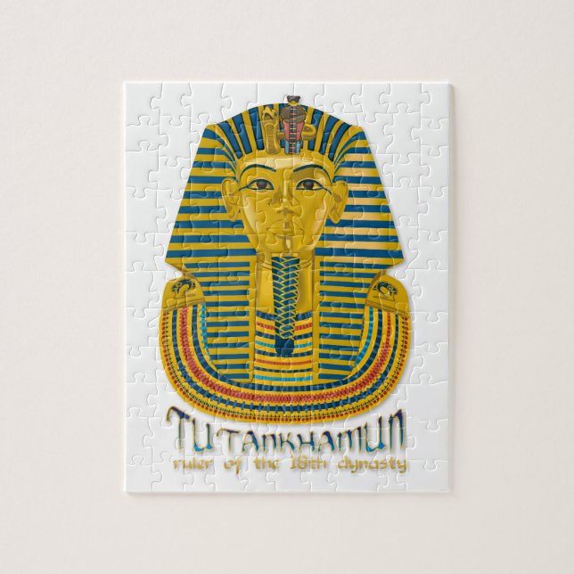 Puzzle Momia de Tutankhamun, el rey antiguo Tut de Egipto (Vertical)