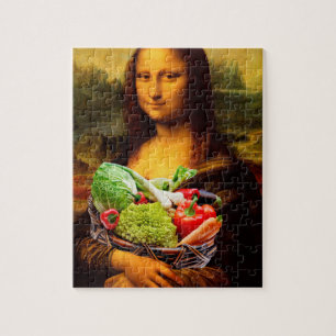 Puzzle Mona Lisa ama a las verduras