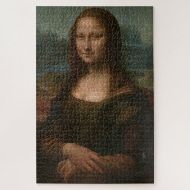 Puzzle Mona Lisa Canvas (Vertical)