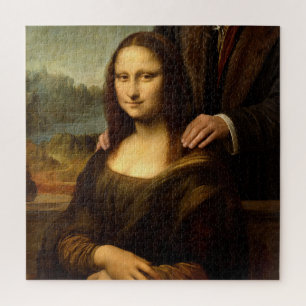 Puzzle Mona Lisa con un acompañante masculino