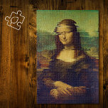 Puzzle Mona Lisa con una falla<br><div class="desc">Mona Lisa con algo de brillo. El famoso retrato de Leonardo da Vinci fue distorsionado por el filtro de arte glitch y aplicado en este rompecabezas. Arte de calidad con algún toque moderno .IMTED ITEM .</div>