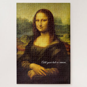 Puzzle "Mona Lisa" del pintor renacentista Da Vinci,