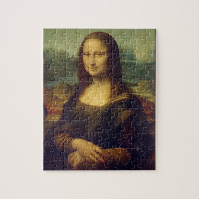 Puzzle Mona Lisa por Leonardo Da Vinci (Vertical)