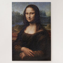 Puzzle Mona Lisa y Leonardo da Vinci /vintage Italia