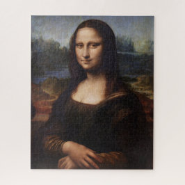 Puzzle Mona Lisa y Leonardo da Vinci /vintage Italia