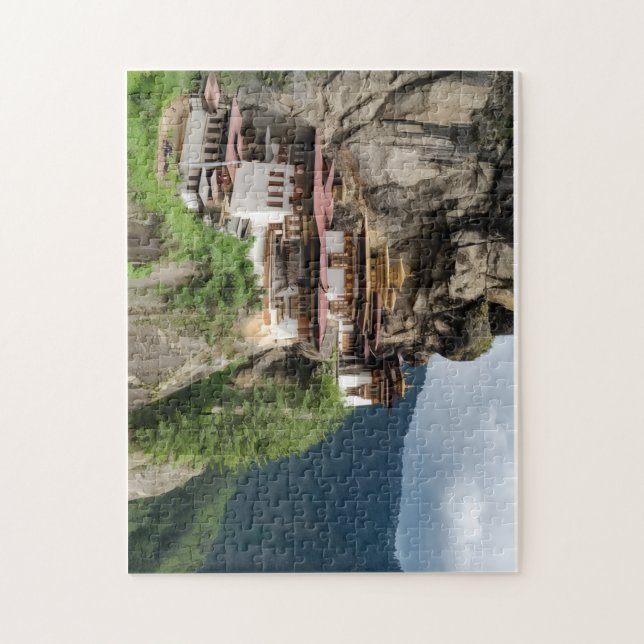 Puzzle monasterio budista (Vertical)