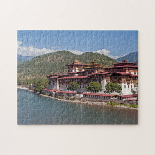 Puzzle Monasterio de Punakha Dzong - Bután, Asia