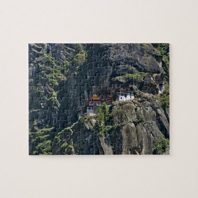 Puzzle Monasterio de Taktsang en el acantilado, Paro, But (Horizontal)
