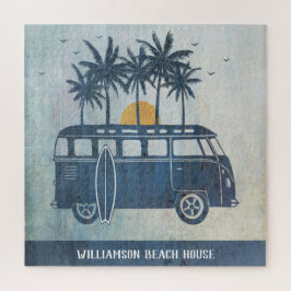 Puzzle Monasterio de Verano Beach House Retro Surf Van
