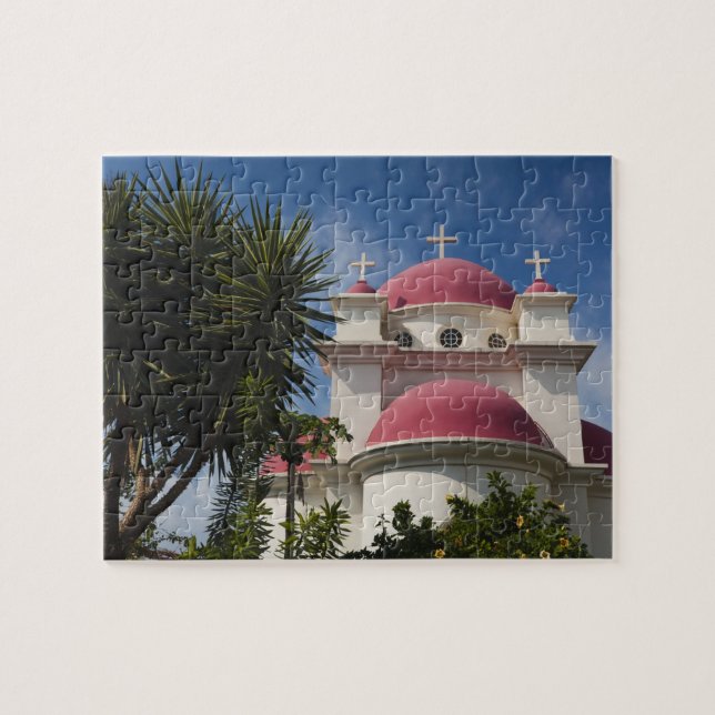 Puzzle Monasterio ortodoxo griego (Horizontal)