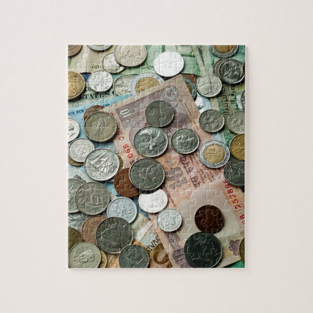 Puzzle Monedas del mundo (Vertical)