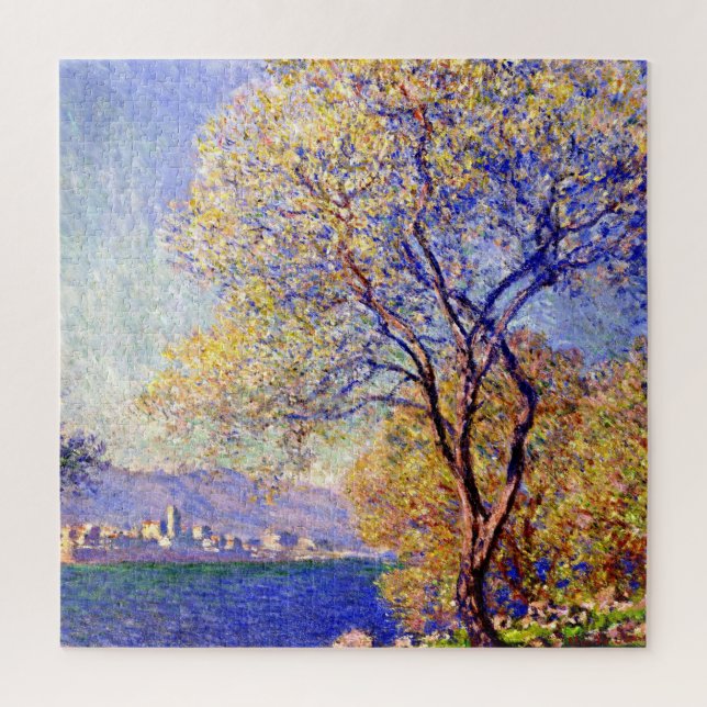 Puzzle Monet - Antibes visto desde los Salis Gardens (Vertical)