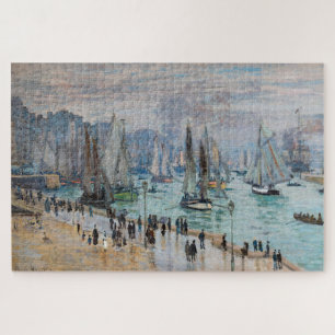 Puzzle Monet - Barcos pesqueros salen del puerto, Le Havr