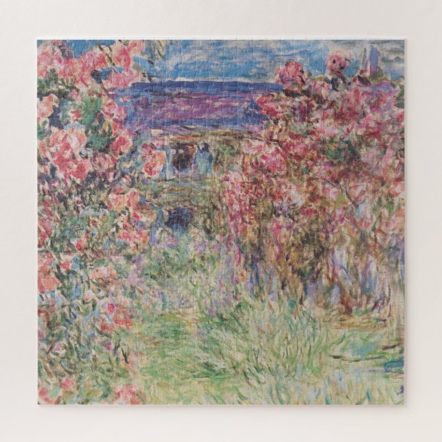 Puzzle Monet - Casa entre Rosas (Vertical)
