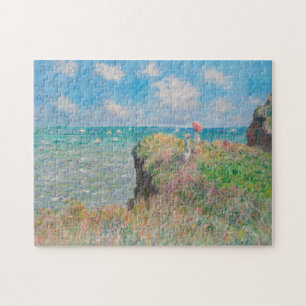 Puzzle Monet Cliff Walk en la pintura impresionista del p