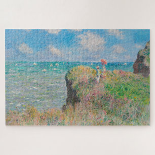 Puzzle Monet Cliff Walk en la pintura impresionista del p