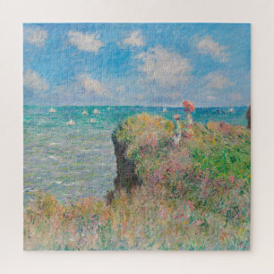 Puzzle Monet Cliff Walk en la pintura impresionista pourv