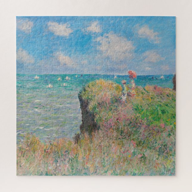 Puzzle Monet Cliff Walk en la pintura impresionista pourv (Vertical)