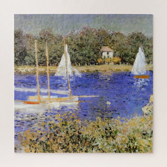 Puzzle Monet - La cuenca de Argenteuil, pintura de arte f (Vertical)