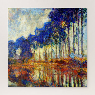 Puzzle Monet - Los álamos en otoño