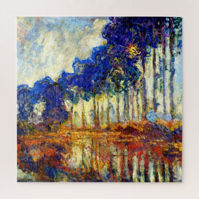 Puzzle Monet - Los álamos en otoño (Vertical)