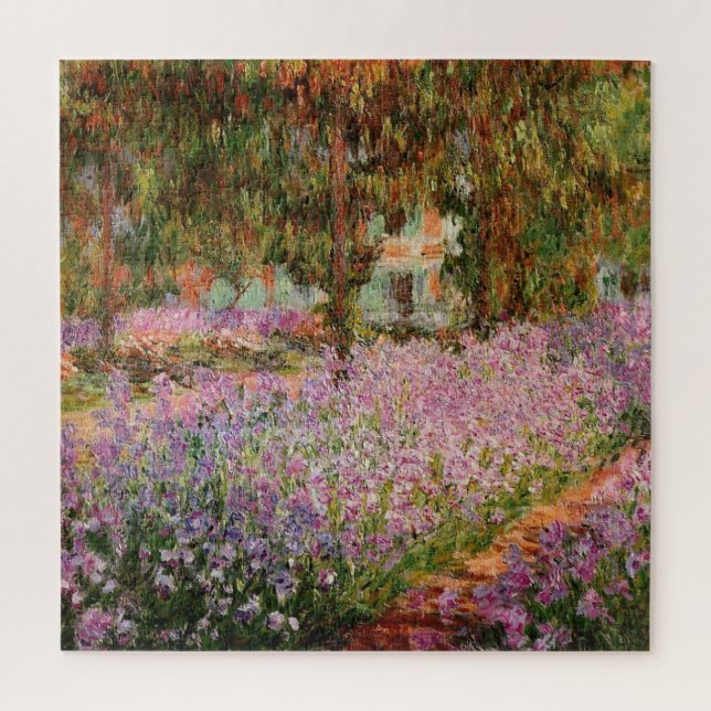 Puzzle Monet - Los irlandeses en el jardín de Monet (Vertical)