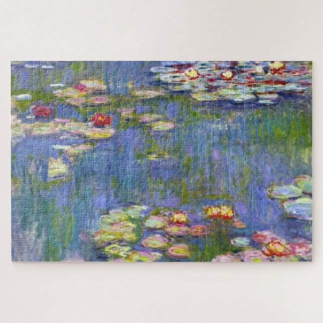 Puzzle Monet Water Lilies 1916 Óleo (Horizontal)