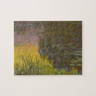 Puzzle Monet Water Lilis Setting Sun Bella Artes
