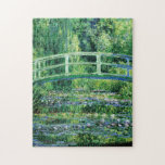 Puzzle Monet Water Lilis y el Bella Artes Puente Japonés<br><div class="desc">Water Lilies y el Puente Japonés son hermosas obras de arte creadas por el artista impresionista francés Claude Monet c. 1895,  mostrando una pasarela japonesa sobre su estanque de jardín de nenúfares.</div>