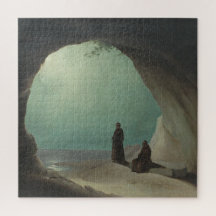 Monjes en un Grotto (por Carl Blechen)