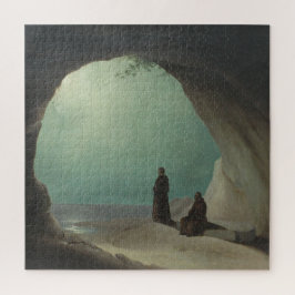 Puzzle Monjes en un Grotto (por Carl Blechen)