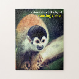 Puzzle Mono ardilla en el árbol