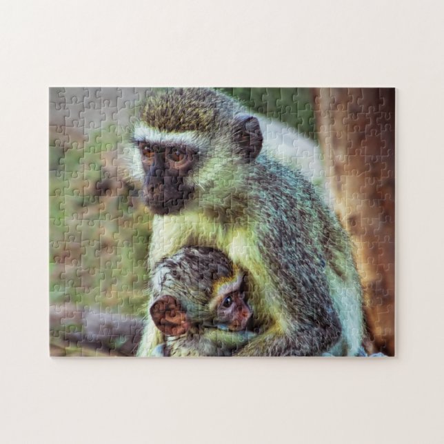Puzzle Mono de Kenia (Horizontal)
