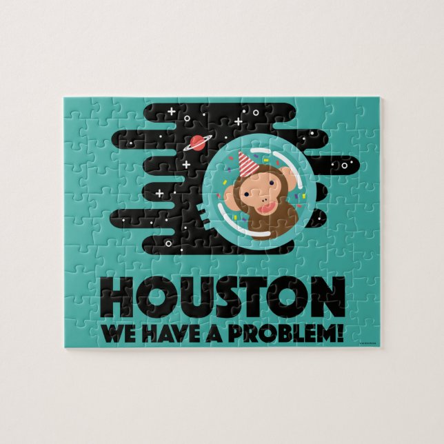 Puzzle Mono del espacio (Horizontal)