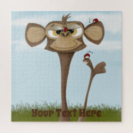 Puzzle Mono tonto y Ladybugs