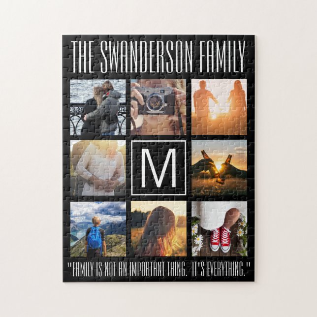 Puzzle Monograma 8 (Vertical)