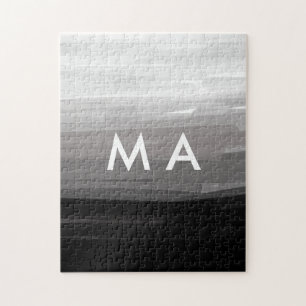 Puzzle Monograma simple añada su letra de nombre man mini