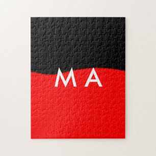 Puzzle Monograma simple añada su letra de nombre man mini