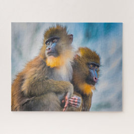 Puzzle Monos Mandril.