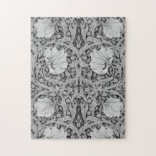 Puzzle Monotone gris impermeable, William Morris