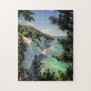 Puzzle Møns Klint Dinamarca estilizado