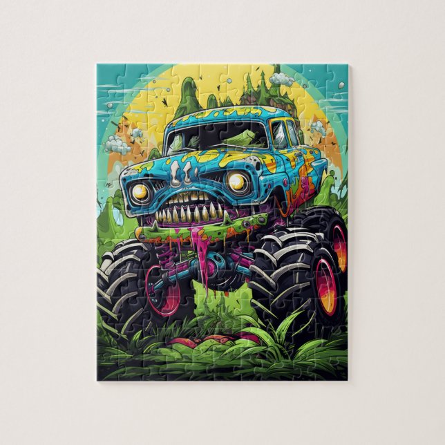 Puzzle Monster Cars (Vertical)
