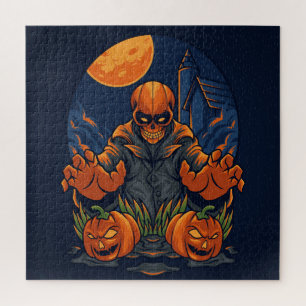 Puzzle Monster y calabazas