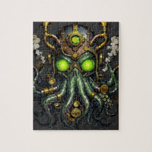 Puzzle monstruo Cthulhu steampunk