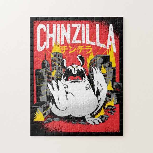 Puzzle Monstruo de Chinzilla Chinchilla (Vertical)