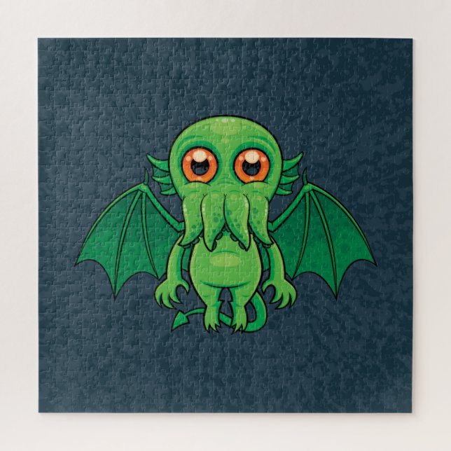 Puzzle Monstruo de Cthulhu Verde (Vertical)